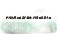 网站流量攻击后的图示_网站被流量攻击