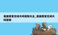 美国黑客空间大吗视频大全_美国黑客空间大吗视频